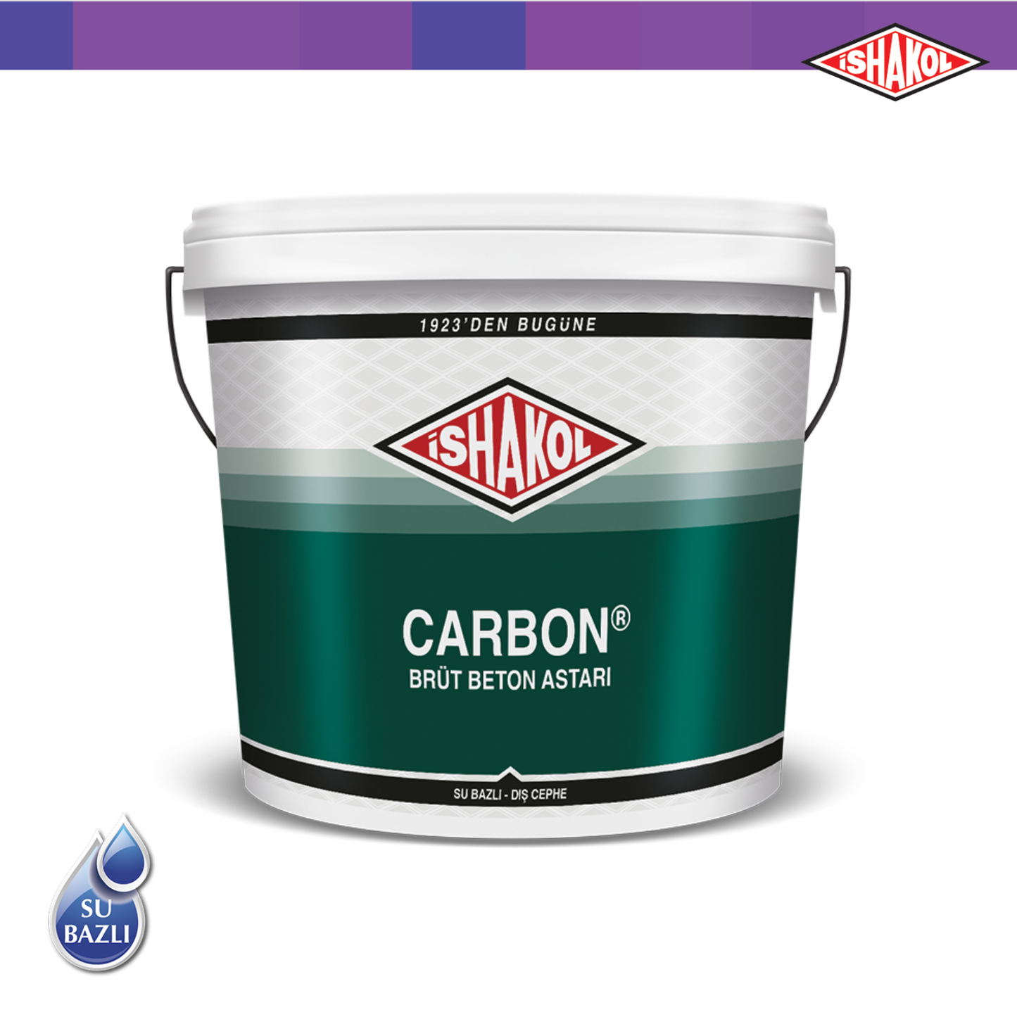 İshakol Carbon Brüt Beton Astarı Yeşil 12 Kg