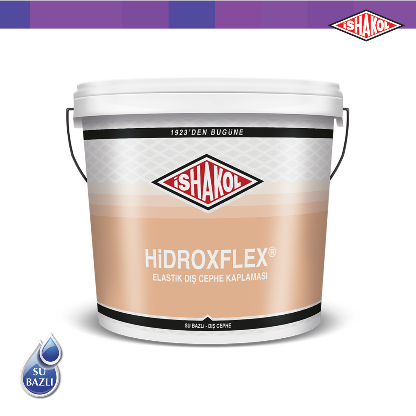İshakol Hydroflex Elastic Exterior Wall Coating White 20 KG