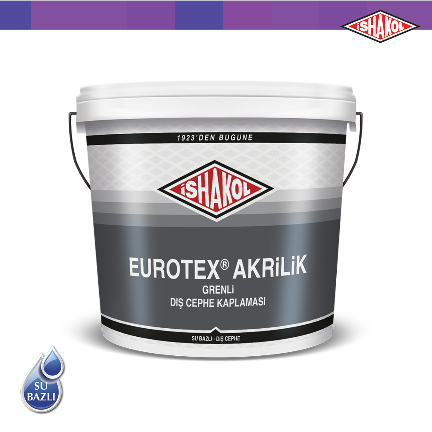 İshakol Eurotex Akrilik Grenli Dış Cephe Kaplaması 25 KG